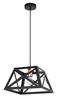 Rippvalgusti Candellux Origami, 1xE27, 40W, 32x32 cm, must