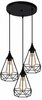 Rippvalgusti Candellux Graf, 3xE27, 60W, 230V, must