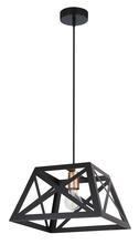 Rippvalgusti Candellux Origami, 1xE27, 40W, 32x32 cm, must