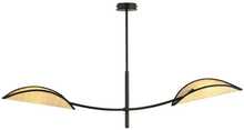 Rippvalgusti Emibig Lotus 2, 20 W, E14, must/rattan