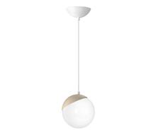 Rippvalgusti Milagro Sfera Wood, 1xE14, 40W, valge