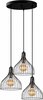 Rippvalgusti Opviq Cafu-11565-2, 120 W, E27, must antiikne