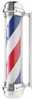 Pöörlev laelamp Barber BB-02, 14W, hõbe, 60-69 cm