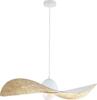 Rippvalgusti Sigma Kapello, 32338, 1xE27, 60W, d. 76 cm, valge/kuldne