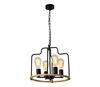 Rippvalgusti Candellux Datus, 34-29690, 4xE27, 40W, must/pruun