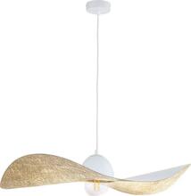 Rippvalgusti Sigma Kapello, 32338, 1xE27, 60W, d. 76 cm, valge/kuldne