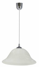 Rippvalgusti Candellux Vera, 1xE27, 60W, läikiv kroom/valge