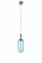 Rippvalgusti Candellux Fiuggi, 5550133213, 6 W, LED, sinine