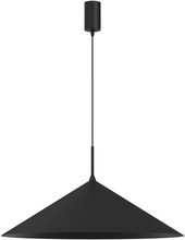 Rippvalgusti Milagro Capital, 1xGX53, 15W, 230V, must, läbimõõt 60 cm