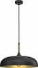 Rippvalgusti Milagro Lincoln, 1xE27, 60W, d. 45 cm, must