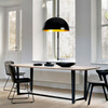 Rippvalgusti Opviq Berceste, 237-S, must, metallist korpus