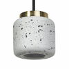 Rippvalgusti Osram Terrazzo Ball Pendant, GU10, max 5W, valge kivi, 10x150 cm