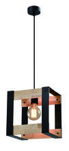 Rippvalgusti Candellux Varna, 1xE27, 40W, 230V, tamm