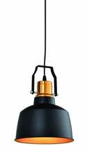 Rippvalgusti GTV Monroe 6958, 21.5 cm, 40 W, E27, must/kuldne