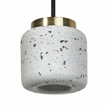 Rippvalgusti Osram Terrazzo Ball Pendant, GU10, max 5W, valge kivi, 10x150 cm