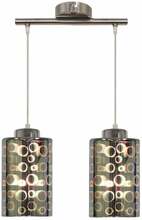 Rippvalgusti Candellux Nocturno 3D 2, 32-57693, 2x40W, E27, kroom