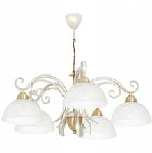 Rippvalgusti Luminex Aurora, 5xE27, 60W, 230V, valge