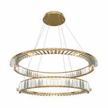 Rippvalgusti Maytoni Krone P097PL-L90G4K, LED, 90W, 4000 K, 80,5 cm, kuld