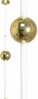 Rippvalgusti Toolight APP476-CP, LED, valge kuld