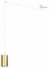 Rippvalgusti Emibig Traker 1, GU10, 1x8 W, WH/Gold