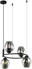 Rippvalgusti Italux Roxane MDM-4045-4 BK+SG, E27, 4x40 W
