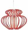 Rippvalgusti Candellux Imperia, 60 W, E27, punane, 450 x 330 mm