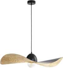 Rippvalgusti Sigma Kapello 32340, 1xE27, 60W, d. 76 cm, must/kuldne