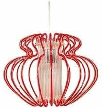 Rippvalgusti Candellux Imperia, 60 W, E27, punane, 450 x 330 mm
