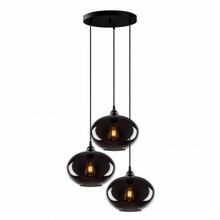 Ripplamp Opviq Smoked - 051, 3xE27, 40W, suits