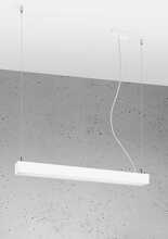 Rippvalgusti Sollux Pinne 67, 16 W, LED, 3000 K, valge