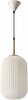 Rippvalgusti Candellux Cresto, 31-35455, 1xE27, 40W, valge/kuldne