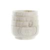 Lillepott DKD Home Decor, 17 x 17 x 16 cm, pruun naturaalne ruudud Boho