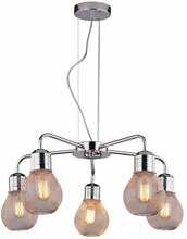 Rippvalgusti Candellux Gliva 5, 35-58669, 5xE27, 60W, kroom