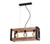 Rippvalgusti Candellux Varna, 3xE27, 40W, 230V, tamm