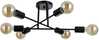 Ripplamp Italux Formio PND-4052-6-BL, E27, matt must