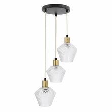 Rippvalgusti Candellux Greniko, 33-36377, 3xE14, 3x40W, must