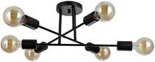 Ripplamp Italux Formio PND-4052-6-BL, E27, matt must