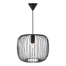 Ripplamp Nordlux Beroni 40, 1xE27, 60W, 40 cm, must