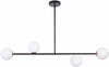 Rippvalgusti Sigma Gama 33188, 4xG9, 12W, 230V, must