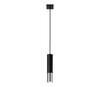 Rippvalgusti Sollux Loopez 1, 1xGU10, 10W, must/kroom