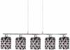 Rippvalgusti Candellux Royal, 35-35724, 5xG9, 5x40W, must/kroom