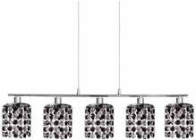Rippvalgusti Candellux Royal, 35-35724, 5xG9, 5x40W, must/kroom