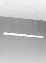 Rippvalgusti Sollux Pinne 150, 38 W, LED, 3000 K, valge