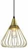 Rippvalgusti GTV Tess 2516, 40W, E27, 24 cm, kuldne