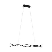 Ripplamp LED Eglo Lasana 3, 36 W, 5300 lm, 3000 K, must, 98,5 x h120 cm