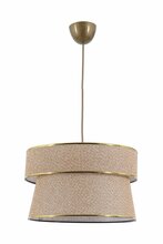 Rippvalgusti Opviq Coral Conic, E27, beež