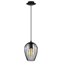 Rippvalgusti Eglo Newtown, 49477, 1xE27, 60W, must, h110 cm