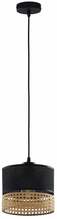 Rippvalgusti Tk Lighting Paglia 6544, 1x15W, E27, must