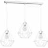 Rippvalgusti Decoland Basket, 3xE27, 60W, 230V, valge
