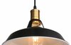 Ripplamp G.LUX GT-310-D31-1S-BL Loft-7, 1 x E27, 310 mm, must/roheline